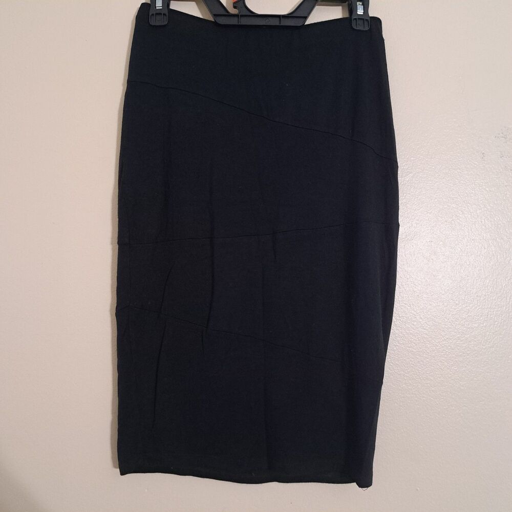 Massimo Womens Size:S/P Black Midi stretch Skirt